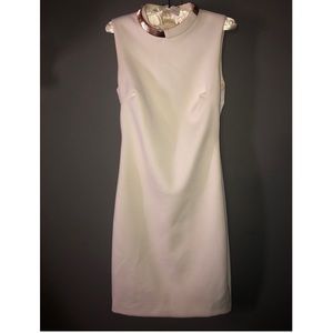 White Calvin Klein Interview Dress